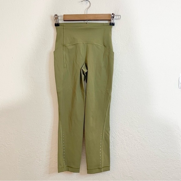 Lululemon Athletica Olive Capris - Picture 3 of 10
